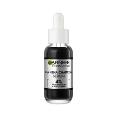 Seerum naha ebatäiuslikkuse vastu AHA + BHA Charcoal, 30 ml цена и информация | Сыворотки для лица, масла | kaup24.ee