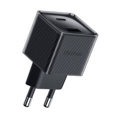 MCDODO KIIRE TELEFONI LAADIJA TOITEADAPTER 2X USB USB-C 33W GAN MUST hind ja info | Mobiiltelefonide laadijad | kaup24.ee