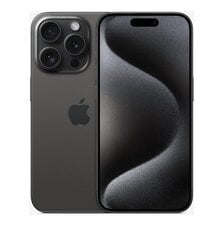 Apple iPhone 15 Pro 128GB MTUV3 Black Titanium цена и информация | Мобильные телефоны | kaup24.ee