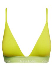 CALVIN KLEIN Lght Lined Triangle Lemon Lime 545664511 цена и информация | Спортивные бюстгальтеры | kaup24.ee