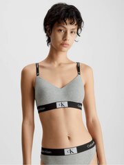 CALVIN KLEIN Lght Lined Bralette Grey Heather 545664482 цена и информация | Спортивные бюстгальтеры | kaup24.ee