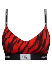 Calvin Klein rinnahoidja naistele 545664477, punane/must hind ja info | Rinnahoidjad | kaup24.ee