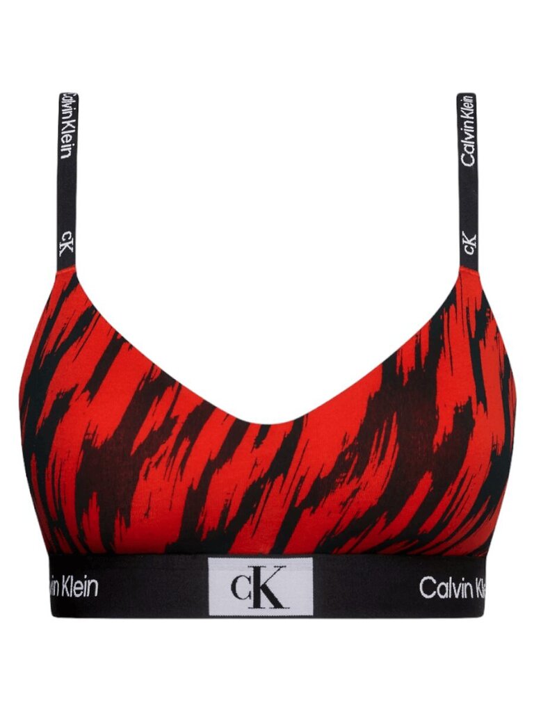 Calvin Klein rinnahoidja naistele 545664477, punane/must hind ja info | Rinnahoidjad | kaup24.ee