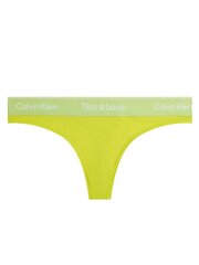 CALVIN KLEIN Thong Lemon Lime 545664515 цена и информация | набор из 3 хлопковых женских трусиков с рисунком | kaup24.ee