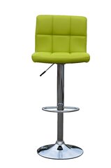 Kappa bar stool, lemon dim: 42X36.5/43X93.5/114CM, chrome base цена и информация | Стулья для кухни и столовой | kaup24.ee