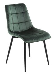 Lagos chair, 48x46x84cm, Velvet, Green цена и информация | Стулья для кухни и столовой | kaup24.ee
