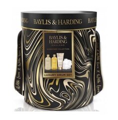 Косметический набор Baylis & Harding Sweet Mandarin & Grapefruit Ultimate Care: пена для ванны, 300 мл + крем для душа, 300 мл + лосьон для рук и тела, 200 мл + мочалка цена и информация | Кремы, лосьоны для тела | kaup24.ee