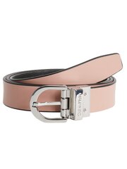 CALVIN KLEIN Ck Must Rd Buckle Rev 	Black Mono / Cafe Au Lait Mono 545008975 цена и информация | Женские ремни | kaup24.ee