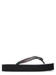 CALVIN KLEIN JEANS Beach Flatform Black 573151709 цена и информация | Шлепанцы, тапочки для женщин | kaup24.ee