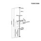 Nedis TVSM5750BK Professional TV mount from floor to ceiling up to 37-70" hind ja info | Teleri seinakinnitused ja hoidjad | kaup24.ee