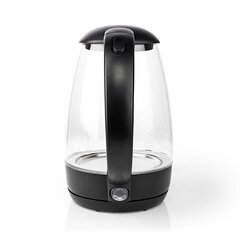 Nedis KAWK330EGS Electric Glass Kettle 1.7 l hind ja info | Veekeetjad | kaup24.ee