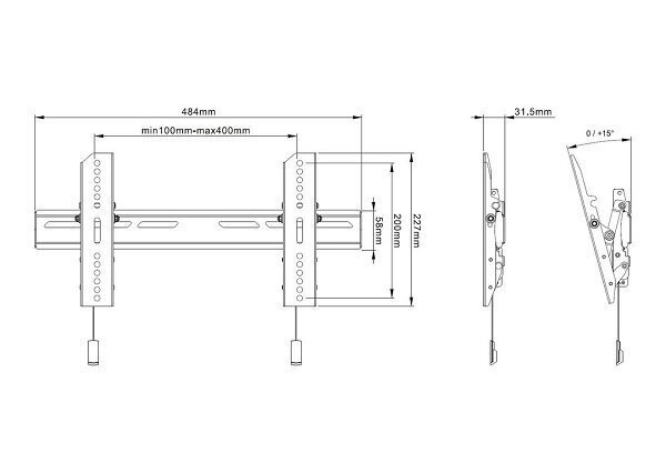 Multibrackets MB-6560 OLED TV Wallmount up to 32-65" / 50kg цена и информация | Teleri seinakinnitused ja hoidjad | kaup24.ee