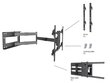 Multibrackets MB-6539 TV Wall-Mount Bracket for TVs up to 75" / 40kg hind ja info | Teleri seinakinnitused ja hoidjad | kaup24.ee