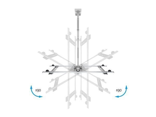 Multibrackets MB-0150 TV mounts up to 65" / 30kg цена и информация | Teleri seinakinnitused ja hoidjad | kaup24.ee