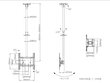 Multibrackets MB-2494 TV Ceiling mount up to 55" / 70kg hind ja info | Teleri seinakinnitused ja hoidjad | kaup24.ee