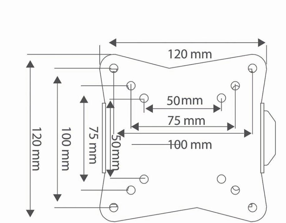 Nedis Bracket for TV 13-27 " / 30kg цена и информация | Teleri seinakinnitused ja hoidjad | kaup24.ee