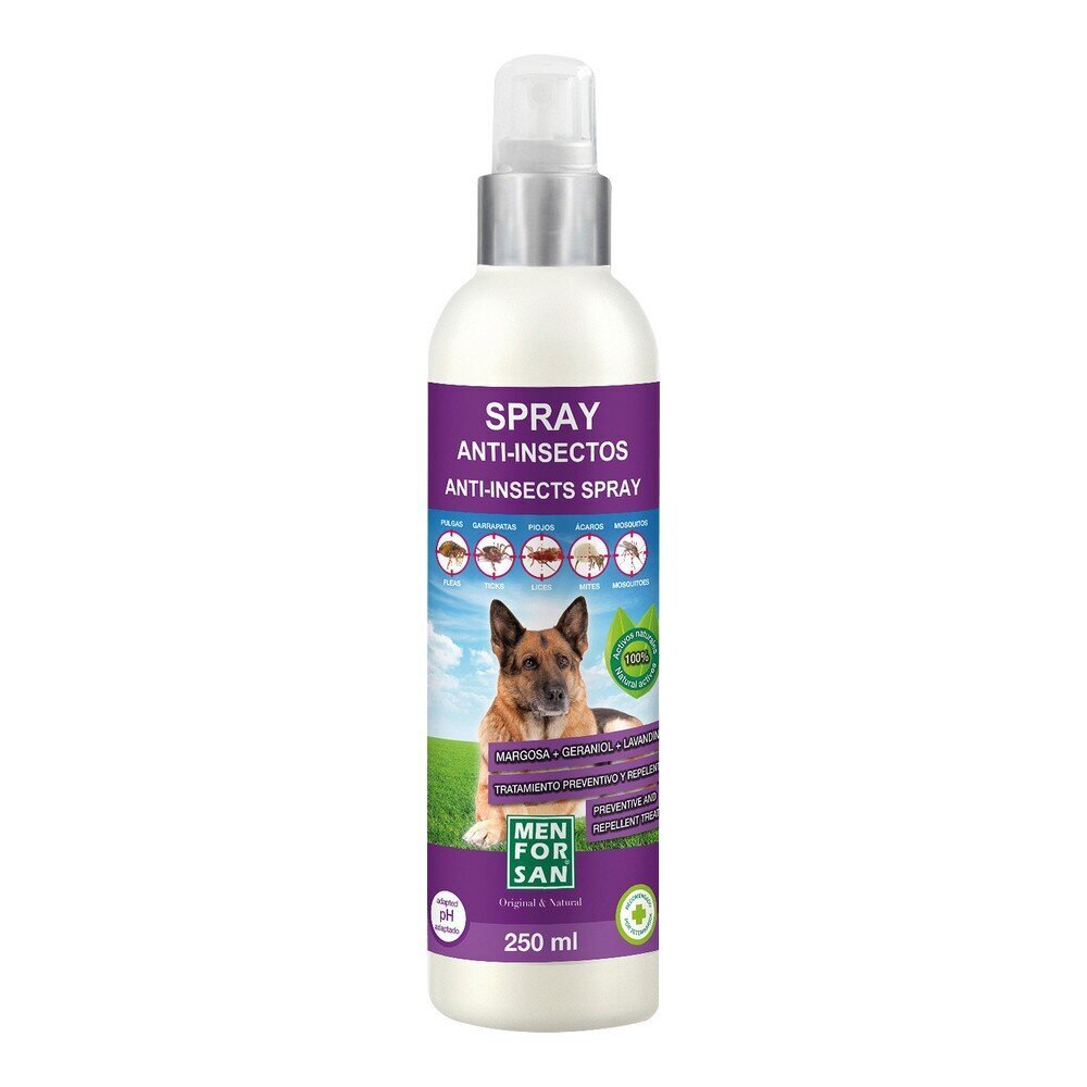 Putukatõrjevahend koertele Men for San Spray, 250 ml hind ja info | Karvahooldustooted loomadele | kaup24.ee