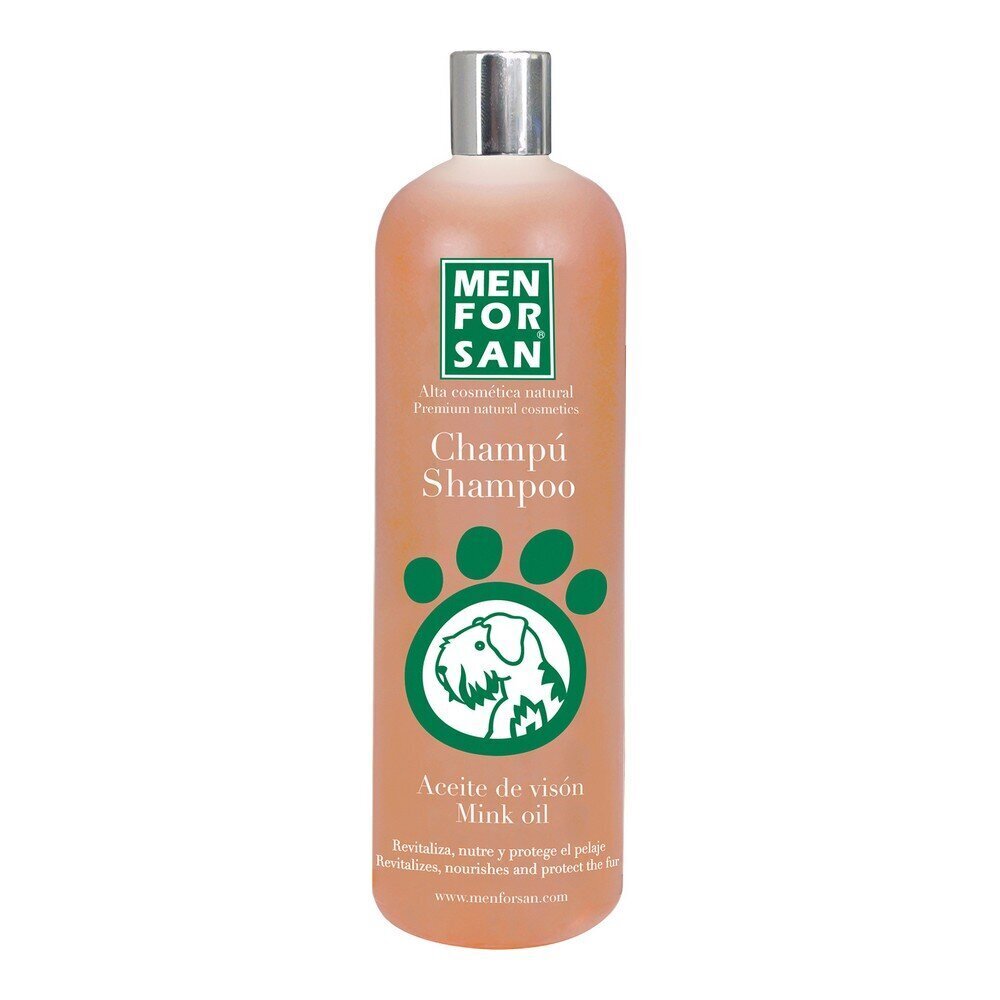 Šampoon koertele Men for San Mink Oil, 1 l hind ja info | Karvahooldustooted loomadele | kaup24.ee