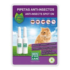 Putukatõrjevahend kassidele Men for San, 2 tk. hind ja info | Karvahooldustooted loomadele | kaup24.ee