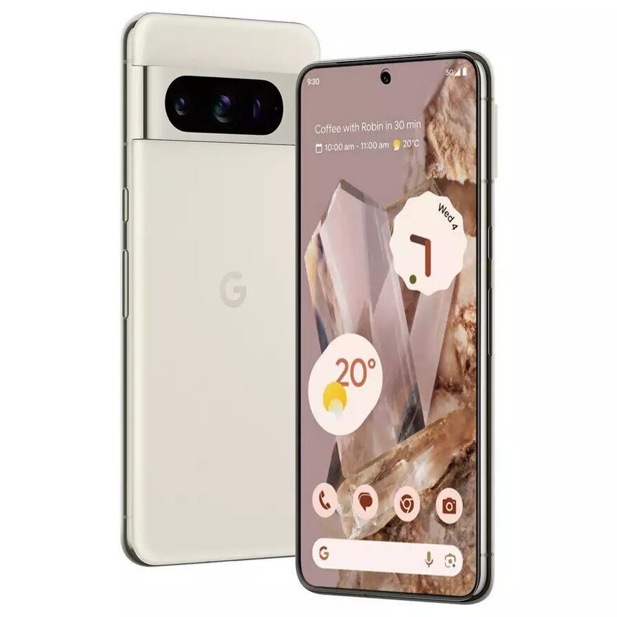 Google Pixel 8 Pro 5G Dual SIM 12/128GB Porcelain (GA04834-GB) цена и информация | Telefonid | kaup24.ee