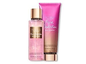 Komplekt Victoria's Secret Pure Seduction shimmer: kehasprei 250 ml + losjoon 236 ml цена и информация | Lõhnastatud kosmeetika naistele | kaup24.ee