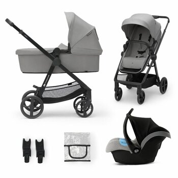 Универсальная коляска Kinderkraft Newly 3in1 Mink Pro, Grey цена и информация | Коляски | kaup24.ee