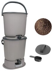 Köögikompost Skaza Organko Essential Bokashi, 15,3 L, hall цена и информация | Уличные контейнеры, контейнеры для компоста | kaup24.ee