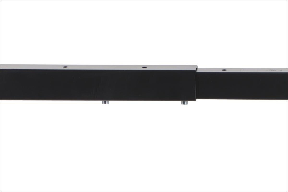 Lauaraam NY-HF05RB, reguleeritava pikkusega,   laius 78 cm, must hind ja info | Muud mööblitarvikud | kaup24.ee