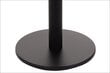 Lauaalus SH-2010-2, ümmargune, läbimõõt 45 cm, must цена и информация | Mööblijalad | kaup24.ee