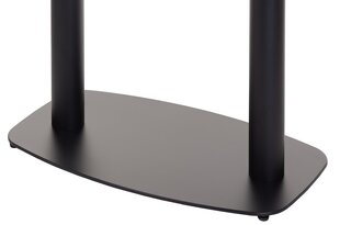 Metallist lauaalus SH-3052, 70x40 cm, must hind ja info | Mööblijalad | kaup24.ee