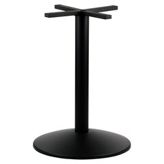 Metallist lauaalus SH-4003-7, läbimõõt 53,5 cm, must hind ja info | Mööblijalad | kaup24.ee
