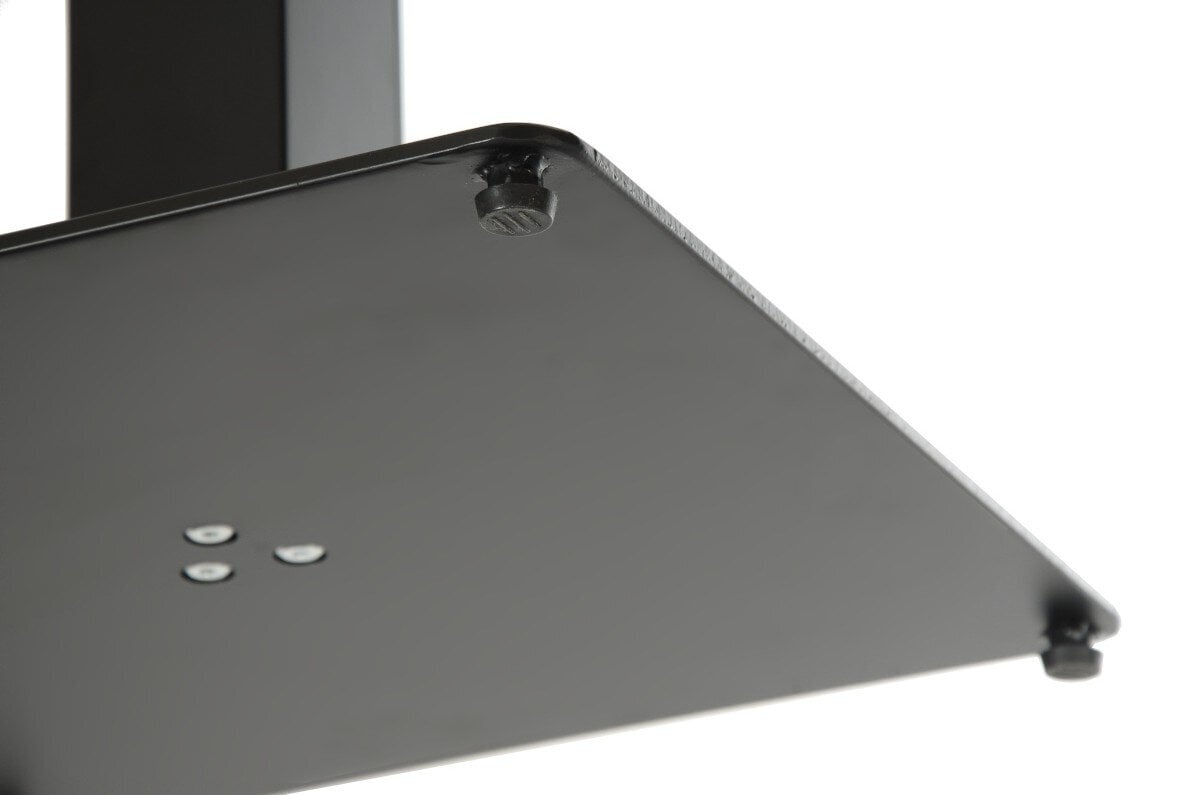 Metallist lauaalus SH-5002-1-60, 40x40 cm, must hind ja info | Mööblijalad | kaup24.ee
