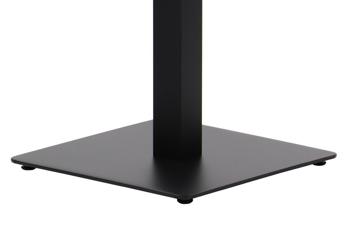 Metallist lauaalus SH-5002-1-60, 40x40 cm, must hind ja info | Mööblijalad | kaup24.ee
