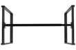 Lauaraam NY-L03, reguleeritav pikkus, h=42 cm, must hind ja info | Muud mööblitarvikud | kaup24.ee