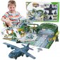 Sõjaväebaas lennujaamasõidukitega MalPlay 107127 hind ja info | Poiste mänguasjad | kaup24.ee