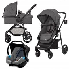 Vanker 3in1 Kinderkraft Juli Grey hind ja info | Vankrid, jalutuskärud | kaup24.ee