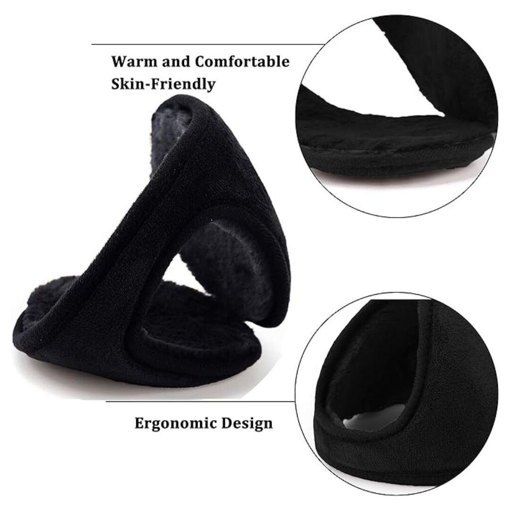 Talvised kõrvaklapid must/hall, 2 tk hind ja info | Naiste mütsid ja peapaelad | kaup24.ee