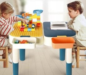 Laud 2 in 1 Creative Fun 79x56x50 cm, valge цена и информация | Детские столы и стулья | kaup24.ee