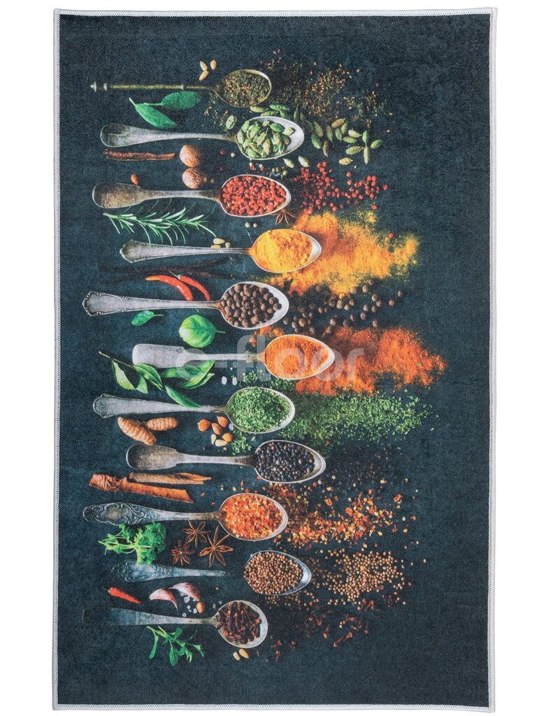 Köögivaip Bega Spices, 50x80 cm, must hind ja info | Vaibad | kaup24.ee