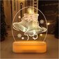 3D lamp uusaasta kellad hind ja info | Jõulukaunistused | kaup24.ee