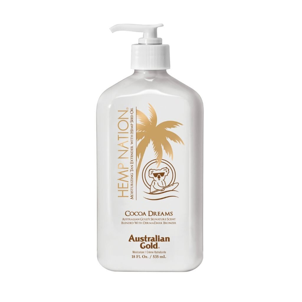 Kehakreem, Australian Gold Hemp Nation Cocoa Dreams Tan Extender, 535ml цена и информация | Kehakreemid, losjoonid | kaup24.ee