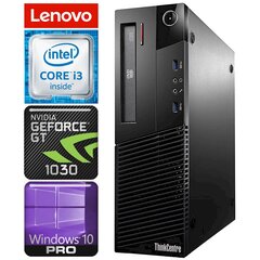 Товар с повреждением. Lenovo M83 SFF i3-4160 4GB 120SSD GT1030 2GB DVD WIN10PRO/W7P [refurbished] цена и информация | Товары с повреждениями | kaup24.ee