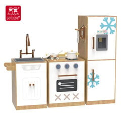 Defektiga toode. Puidust laste kaasaegne köök Phoohi, laius 92 cm hind ja info | Defektiga tooted | kaup24.ee