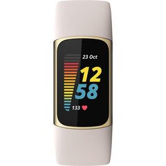 Товар с повреждением. Fitbit Charge 5 Lunar White/Soft Gold FB421GLWT цена и информация | Товары с повреждениями | kaup24.ee