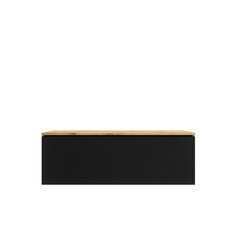 Товар с повреждением. ТВ столик Sesley Skylara, 100 см, черный/коричневый цена и информация | Товары с повреждениями | kaup24.ee