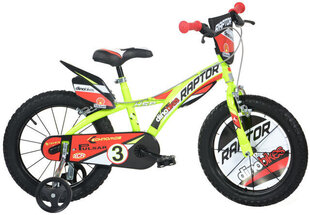 Товар с повреждением. Детский велосипед Dino Bikes 143GLN 14", зеленый цена и информация | Товары с повреждениями | kaup24.ee