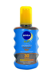 Солнцезащитный спрей Nivea Sun Protect & Bronze Oil Spray SPF30 цена и информация | Кремы от загара | kaup24.ee