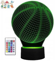 Laualamp Basketball 3D цена и информация | Настольная лампа | kaup24.ee