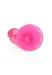 Pimedas helendav dildo, roosa, 20 cm hind ja info | Dildod | kaup24.ee