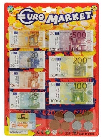 Mänguraha ja pangakaart Euro Market цена и информация | Arendavad mänguasjad | kaup24.ee